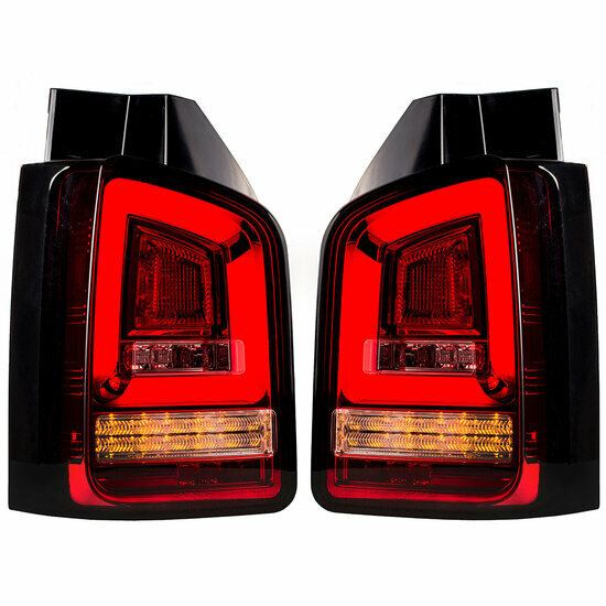 Achterlichten LED passend voor Volkswagen Transporter T5 2003 - 2010 met achterklep