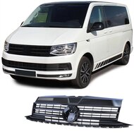 Sport gril glanzend zwart passend voor VW Transporter T6 model 2015 - 2019