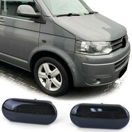 Clignotants lat&eacute;raux LED fum&eacute;s adaptables sur VW Transporter T5