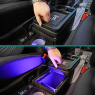 Middenconsole met draadloos opladen, verlichting en USB passend voor VW Transporter T5 en T6