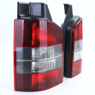 Achterlichten rood/zwart passend voor VW Transporter T5 model 2003 - 2009