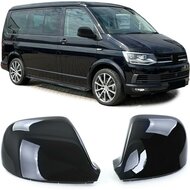 Mirror caps glossy black suitable for VW Transporter T5, T6 and T6.1